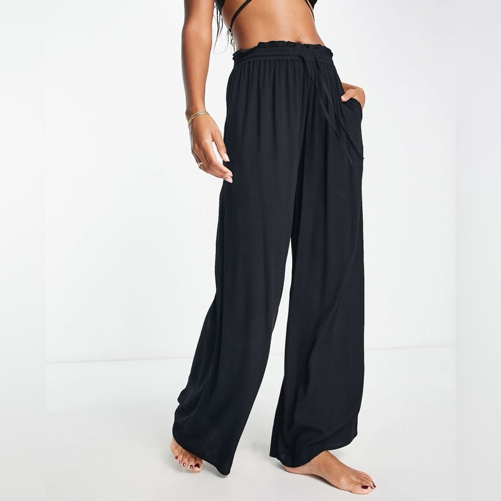 NWT Iisla & Bird beach drawstring pants in black Sz‎ 10